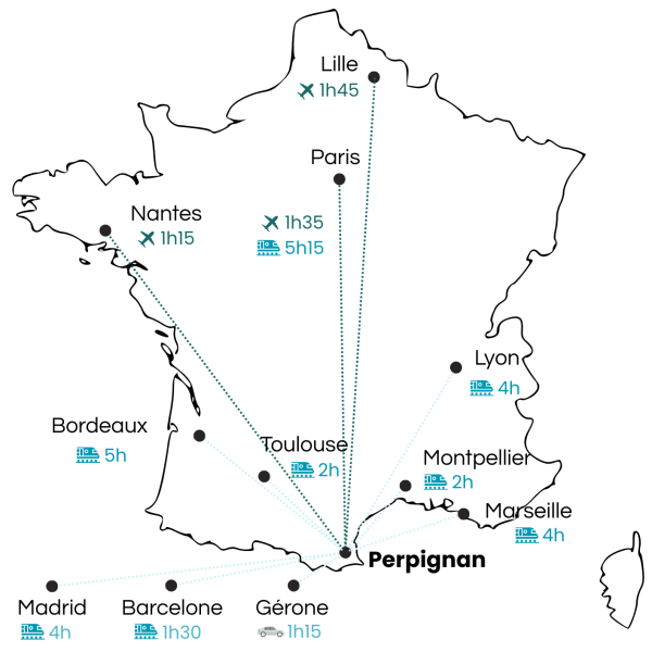 Cartel de paisaje A3 con borde de la página de flores